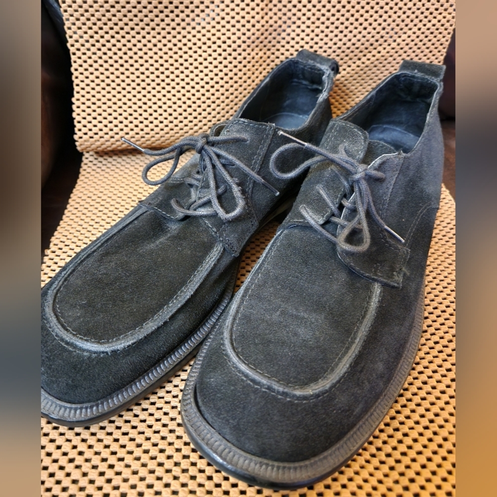 DKNY black seude shoes